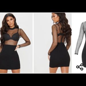 Pretty little thing mesh dress